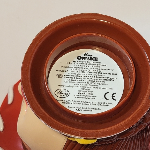 Toy Story Jessie Plastic Mug Cup Disney On Ice Pixar‎ With Tags - Picture 7 of 8